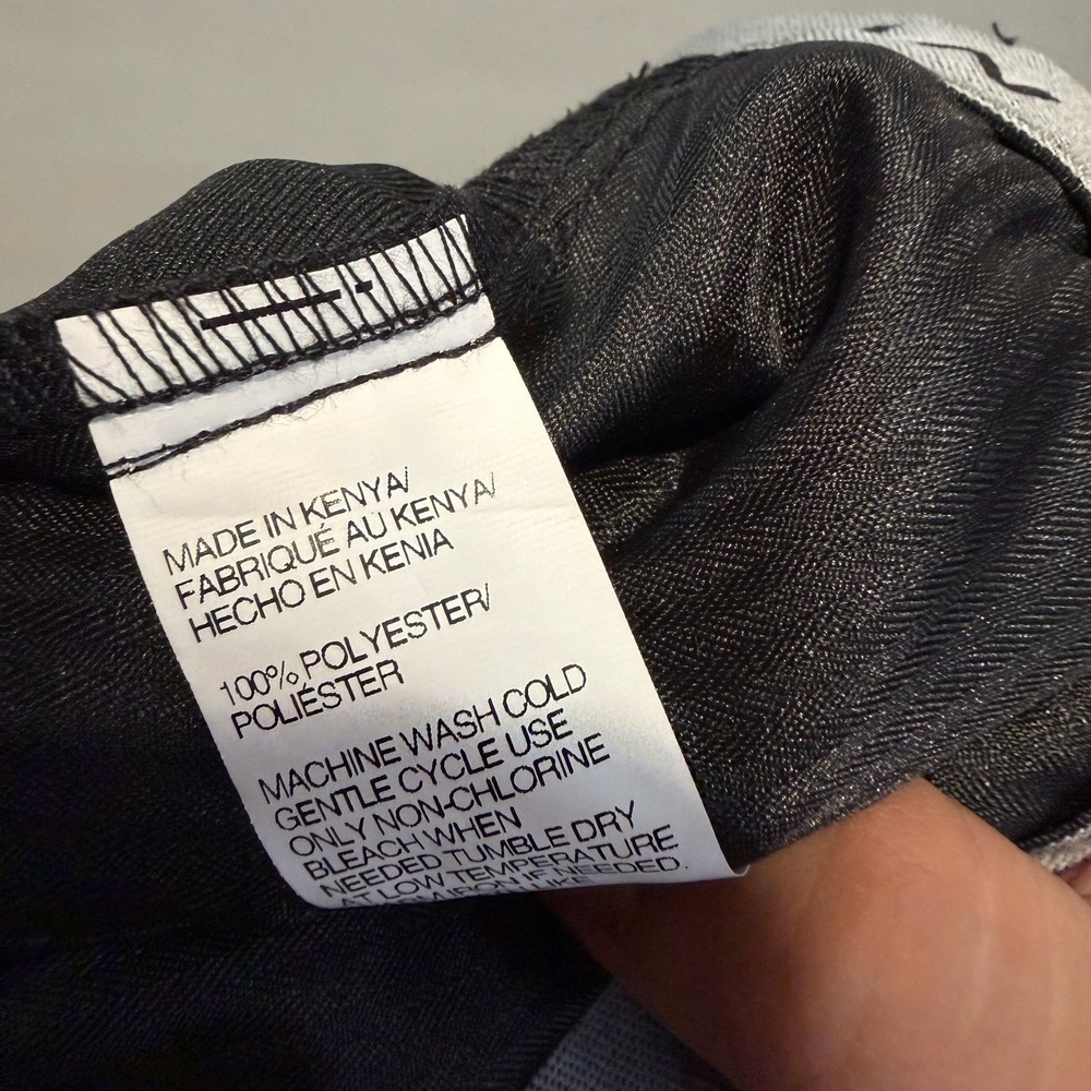 New Van Heusen Flex Slim Fit Men Dress Pant Black 38x30 Flat Front Commuter-6588 - Picture 5 of 12